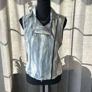 Blue and White Tie Dye Krisa Vest